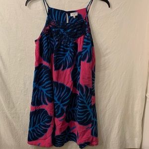 Crown and ivy summer tropical printed dress